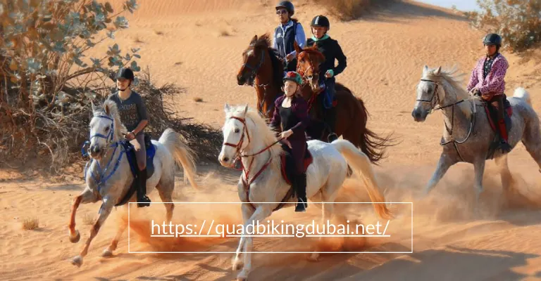 horse riding in dubai desert
